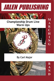 Championship Drumline Warm-Ups Marching Band sheet music cover